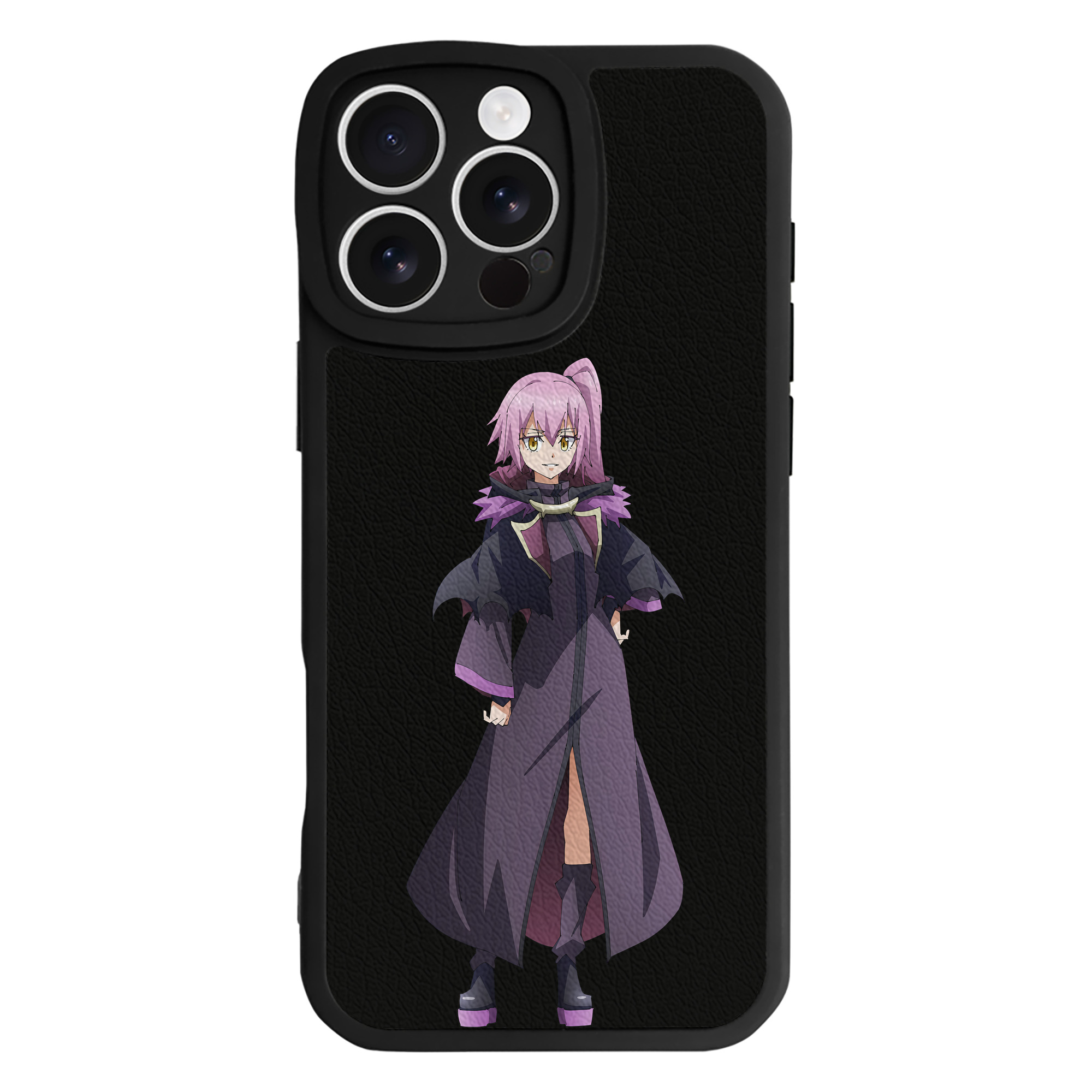（画像用） 転スラ Regarding Reincarnated to Slime 【iPhone 16シリーズ対応】シリコンスマホケース（レザー調） 材質：シリコン
